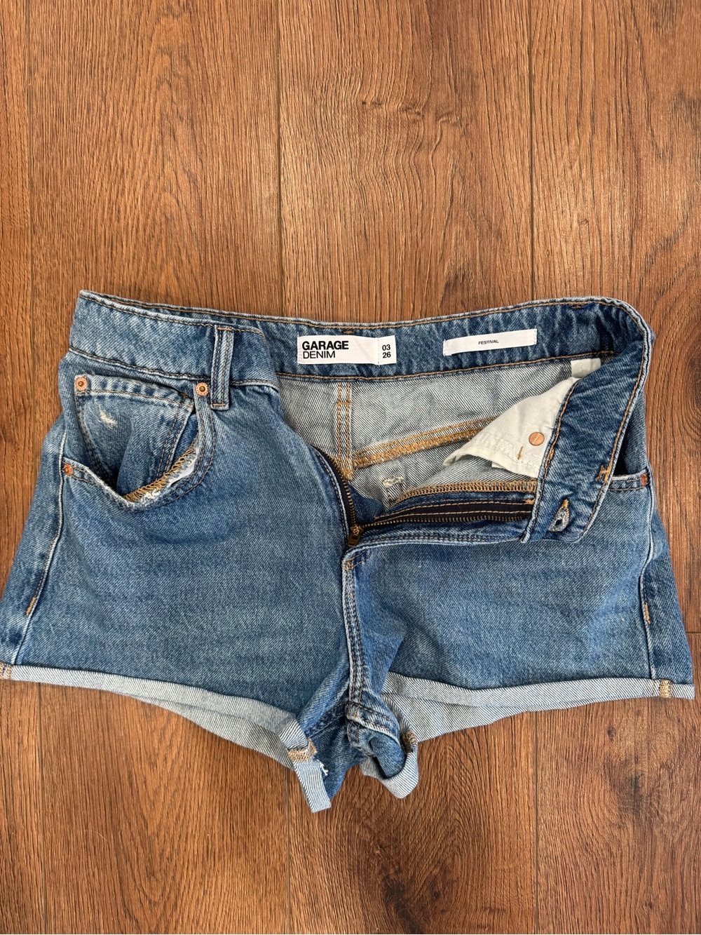 Garage Denim Jean Shorts 26